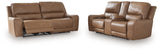 DeepWakes Caramel Sofa and Loveseat by Ashley at Eve Furniture