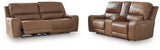 DeepWakes Caramel Sofa and Loveseat by Ashley at Eve Furniture