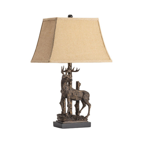 Deer Brown Table Lamp by Crestview at Eve Furniture