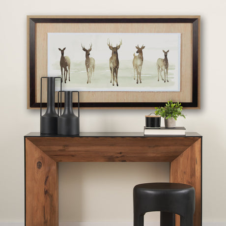 Deer Line I by Grace Popp a Framed Art Print Matted under Glass by Mercana at Eve Furniture