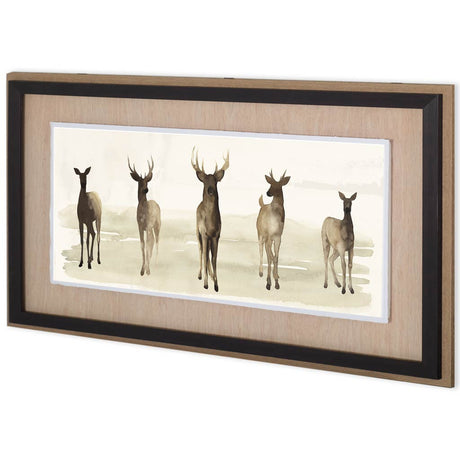 Deer Line I by Grace Popp a Framed Art Print Matted under Glass by Mercana at Eve Furniture