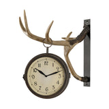 Deer Park Brown/Bronze Clock by Crestview at Eve Furniture
