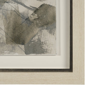 Deer Trail II by Mercana Studio Hand Embelished Textured Framed Artwork Matted under Glass by Mercana at Eve Furniture
