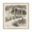 Deer Trail II by Mercana Studio Hand Embelished Textured Framed Artwork Matted under Glass by Mercana at Eve Furniture