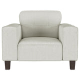 Deerhurst 3-piece Upholstered Tufted Track Arm Sofa Set Beige