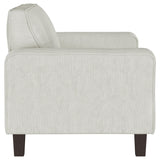 Deerhurst Beige Upholstered Tufted Track Arm Loveseat by Coaster at Eve Furniture