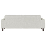 Deerhurst Beige Upholstered Tufted Track Arm Sofa by Coaster at Eve Furniture