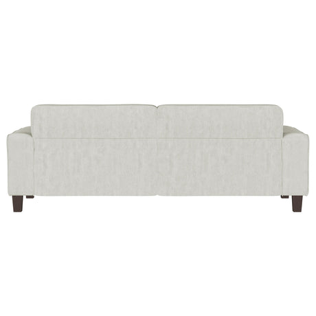 Deerhurst Beige Upholstered Tufted Track Arm Sofa by Coaster at Eve Furniture