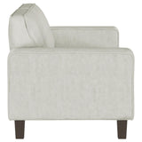 Deerhurst Beige Upholstered Tufted Track Arm Sofa by Coaster at Eve Furniture