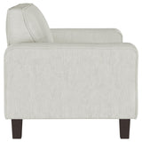 Deerhurst Upholstered Tufted Track Arm Loveseat Beige