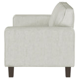 Deerhurst Upholstered Tufted Track Arm Sofa Beige