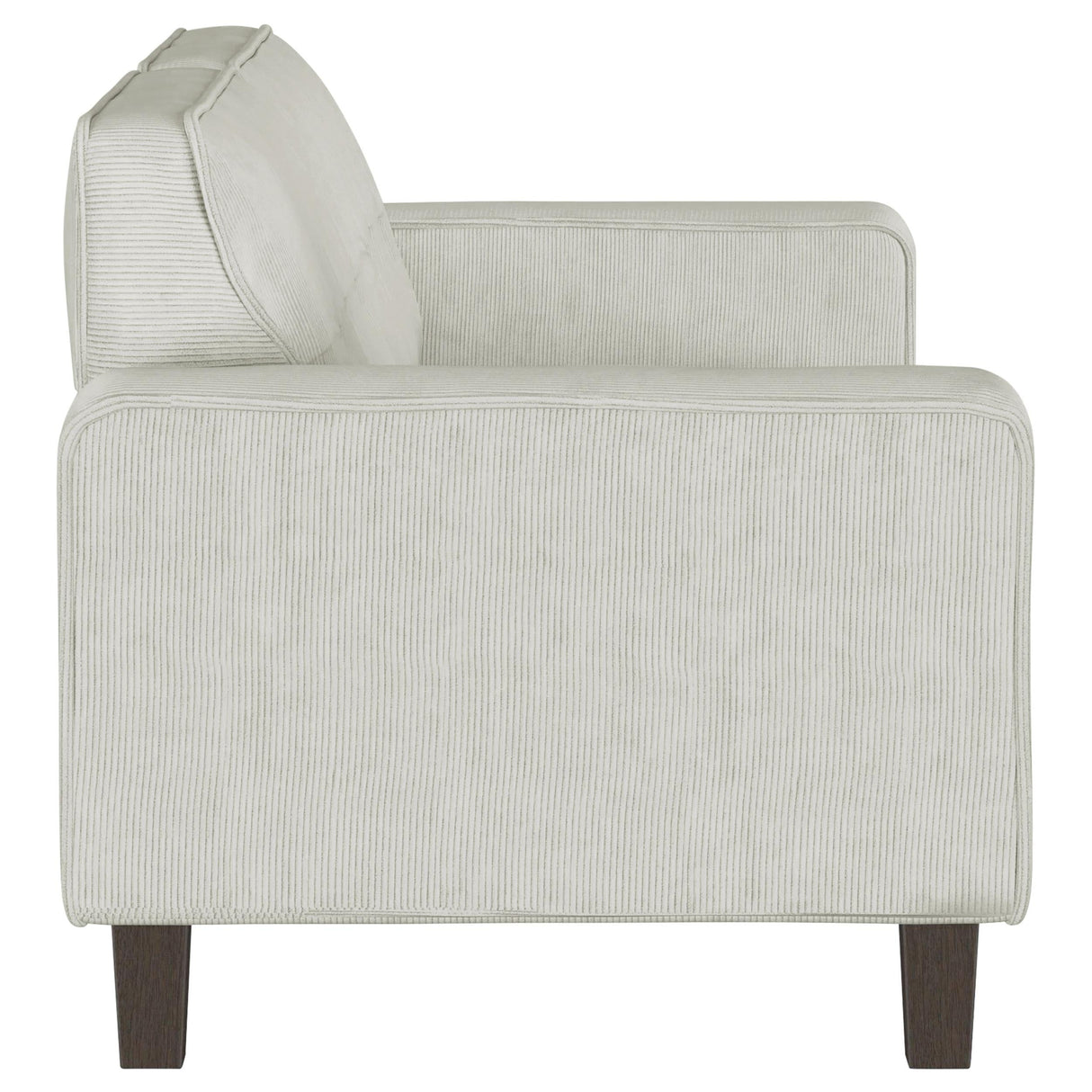 Deerhurst Upholstered Tufted Track Arm Sofa Beige