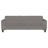 Deerhurst Upholstered Tufted Track Arm Sofa Charcoal