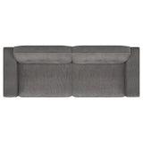 Deerhurst Upholstered Tufted Track Arm Sofa Charcoal