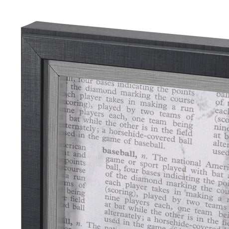 Definition of Sport I by Mercana Studio a Hand Embellished Textured Framed Art Print by Mercana at Eve Furniture