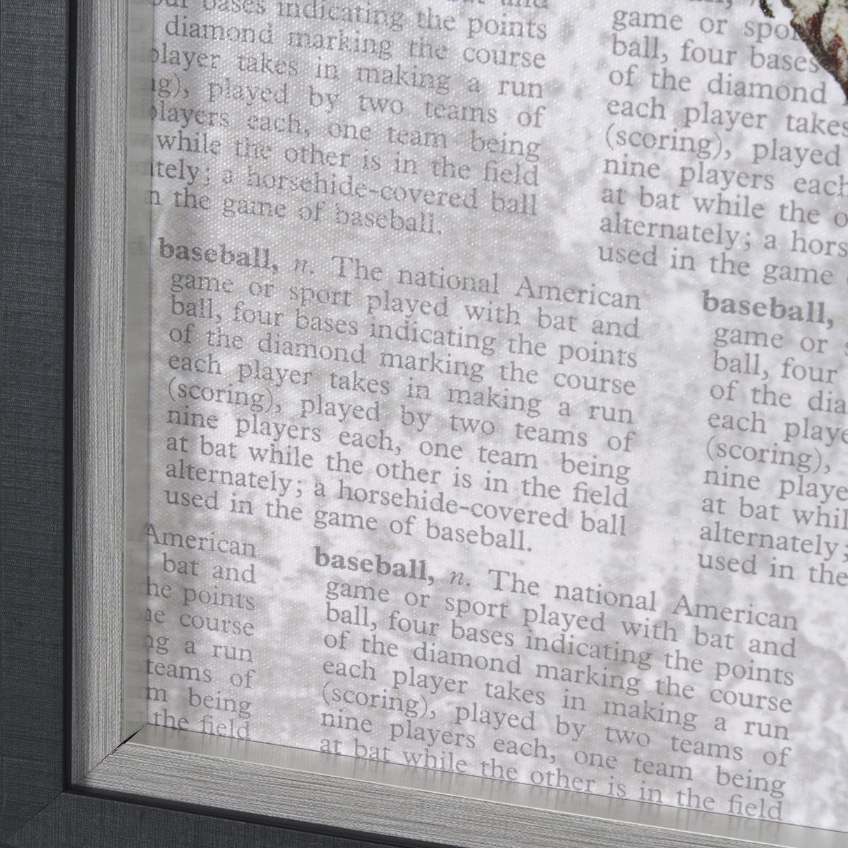 Definition of Sport I by Mercana Studio a Hand Embellished Textured Framed Art Print by Mercana at Eve Furniture