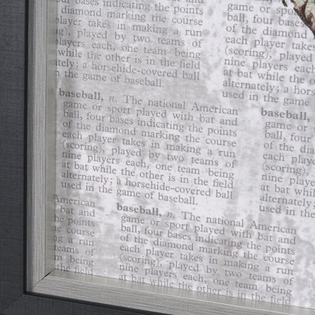 Definition of Sport I by Mercana Studio a Hand Embellished Textured Framed Art Print by Mercana at Eve Furniture