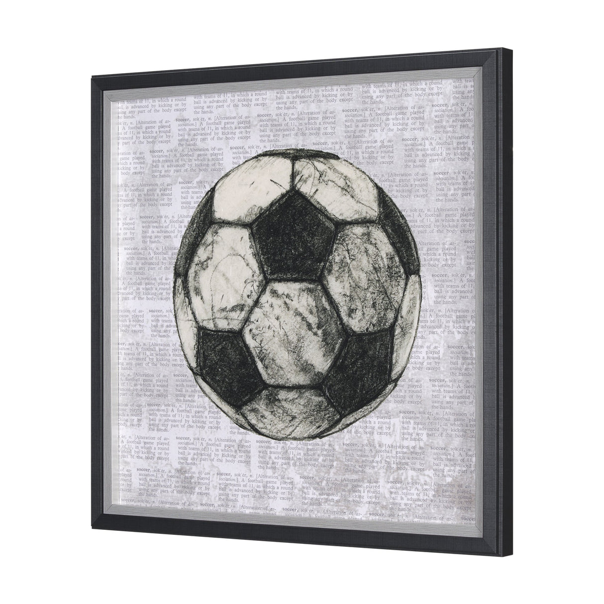 Definition of Sport II by Mercana Studio a Hand Embellished Textured Framed Art Print by Mercana at Eve Furniture
