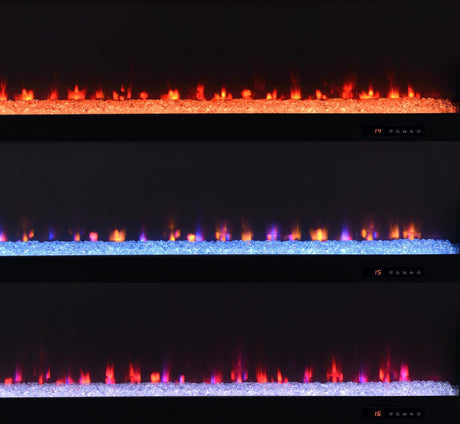 Deiter Black 79-inch TV Stand Fireplace Media Console by Coaster at Eve Furniture