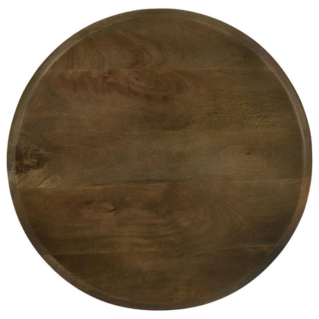 Deja Natural and Gunmetal 3-Piece Round Nesting Table by Coaster at Eve Furniture