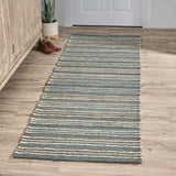 Del Mar Aqua Blue/Multi Rug by Classic Home at Eve Furniture