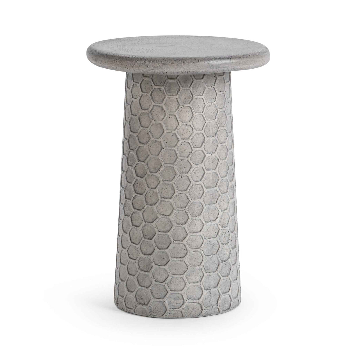 Delaine Light Gray Outdoor Accent Table by Classic Home at Eve Furniture
