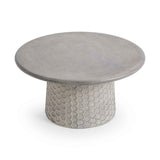 Delaine Light Gray Outdoor Coffee Table by Classic Home at Eve Furniture