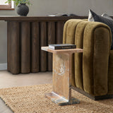 Delaney Accent Table - Rusty Brown by Classic Home at Eve Furniture