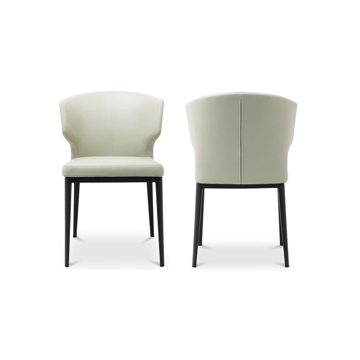 Delaney Beige Dining Chair (Set of 2) by MOES at Eve Furniture