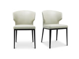 Delaney Beige Dining Chair (Set of 2) by MOES at Eve Furniture