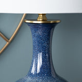 Delaney Blue/Gold Table Lamp (Set of 2) by Crestview at Eve Furniture