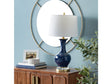 Delaney Blue/Gold Table Lamp (Set of 2) by Crestview at Eve Furniture
