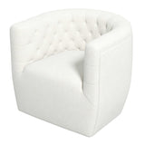 Delaney Cream Boucle Swivel Chair by Ashcroft Furniture at Eve Furniture