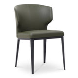 Delaney Dark Green Dining Chair (Set of 2) by MOES at Eve Furniture