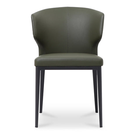 Delaney Dark Green Dining Chair (Set of 2) by MOES at Eve Furniture