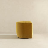 Delaney Gold Velvet Swivel Chair by Ashcroft Furniture at Eve Furniture