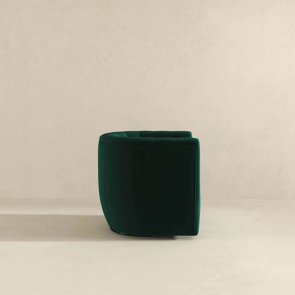Delaney Green Velvet Swivel Chair by Ashcroft Furniture at Eve Furniture