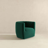 Delaney Green Velvet Swivel Chair by Ashcroft Furniture at Eve Furniture