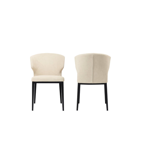 Delaney Warm Beige Dining Chair (Set of 2) by MOES at Eve Furniture