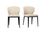 Delaney Warm Beige Dining Chair (Set of 2) by MOES at Eve Furniture