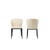 Delaney Warm Beige Dining Chair (Set of 2) by Moe's Home at Eve Furniture
