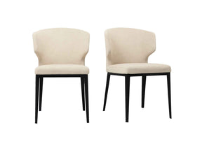 Delaney Warm Beige Dining Chair (Set of 2)