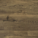 Delfin Black and Brown Round Glass Top End Table with Shelf by Coaster at Eve Furniture