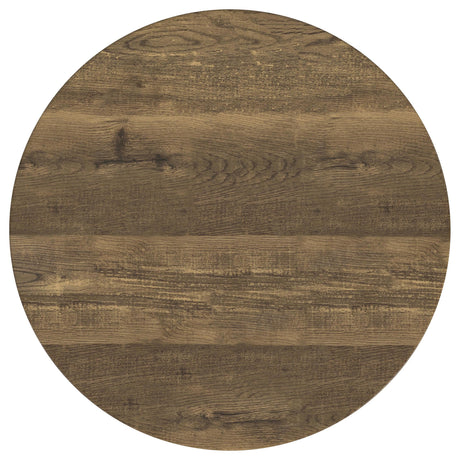 Delfin Brown 3-Piece Round Coffee and End Table Set by Coaster at Eve Furniture