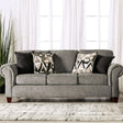 Delgada Graphite Sofa by Furniture of America at Eve Furniture