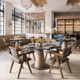 Delhi Gray & Walnut Dining Chair (Set of 2) by Zuomod at Eve Furniture