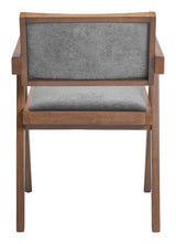 Delhi Gray & Walnut Dining Chair (Set of 2) by Zuomod at Eve Furniture