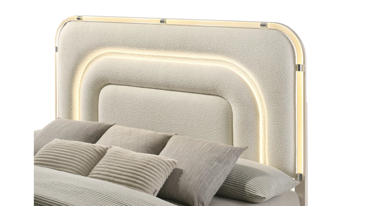 Delilah Beige Bedroom Set by New Era Innovations at Eve Furniture