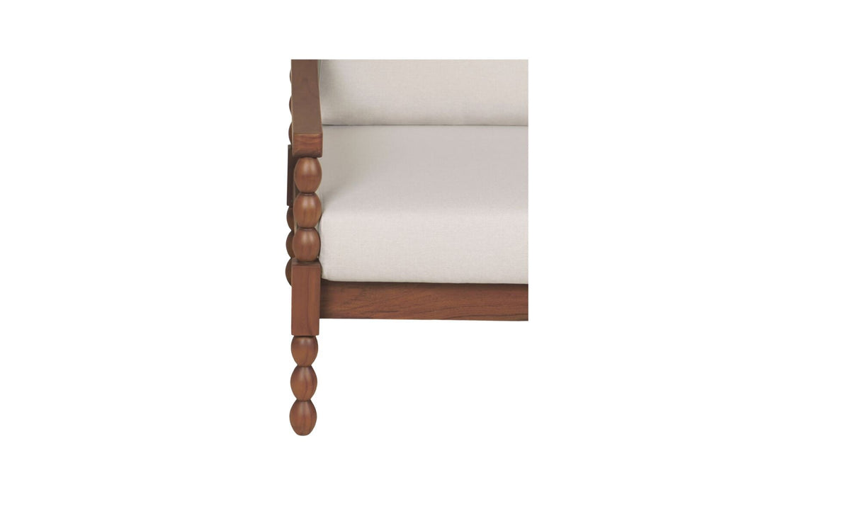 Delilah Outdoor Accent Chair Brown by Moe's Home at Eve Furniture