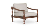 Delilah Outdoor Accent Chair Brown by Moe's Home at Eve Furniture